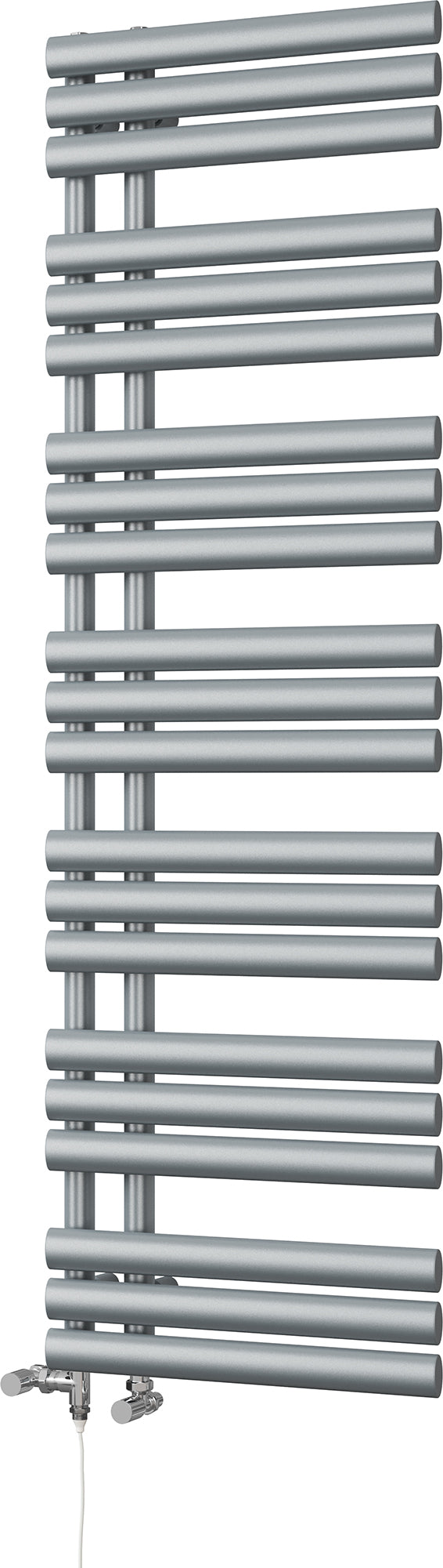 Percival - Silver Dual Fuel Towel Rail H1592mm x W500mm Standard