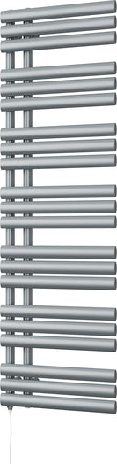 Percival - Silver Electric Towel Rail H1592mm x W500mm 800w Standard