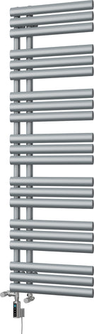Percival - Silver Dual Fuel Towel Rail H1592mm x W500mm Thermostatic WIFI