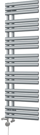Percival - Silver Dual Fuel Towel Rail H1592mm x W500mm Thermostatic