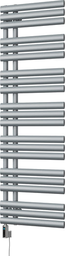 Percival - Silver Electric Towel Rail H1592mm x W500mm 800w Thermostatic WIFI