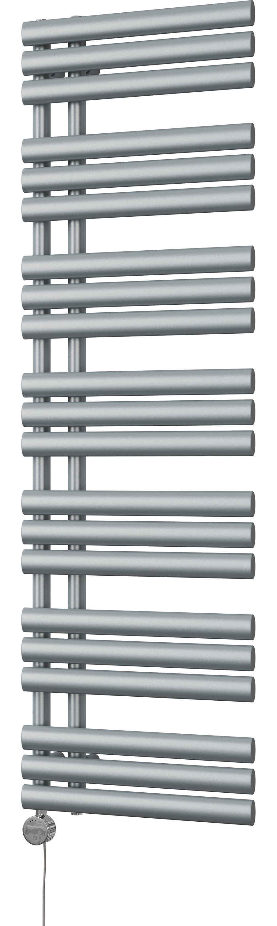 Silver Electric Towel Rail H1592mm x W500mm 600w Thermostatic ...