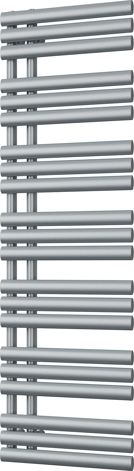 Percival - Silver Towel Radiator - H1592mm x W500mm