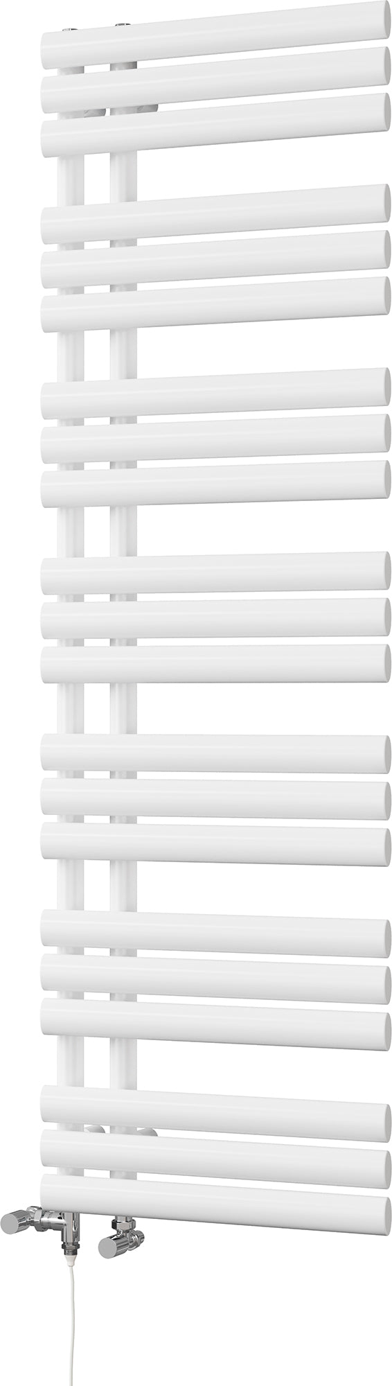 Percival - White Dual Fuel Towel Rail H1592mm x W500mm Standard