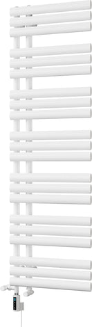 Percival - White Dual Fuel Towel Rail H1592mm x W500mm Thermostatic WIFI