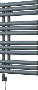 Percival - Anthracite Electric Towel Rail H884mm x W500mm 400w Thermostatic WIFI