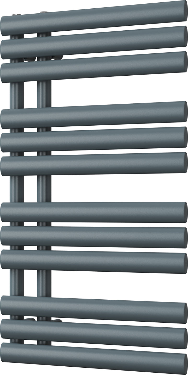 Percival - Anthracite Towel Radiator - H884mm x W500mm