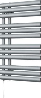 Percival - Silver Electric Towel Rail H884mm x W500mm 400w Standard