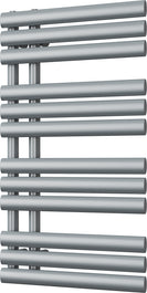 Percival - Silver Towel Radiator - H884mm x W500mm