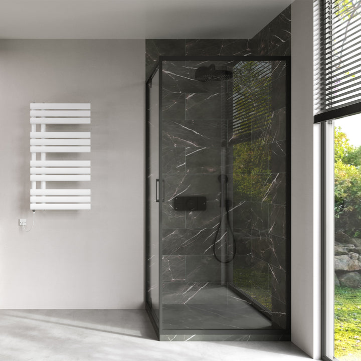 Percival - White Electric Towel Rail H884mm x W500mm 400w Standard