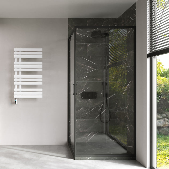 Percival - White Electric Towel Rail H884mm x W500mm 300w Thermostatic WIFI