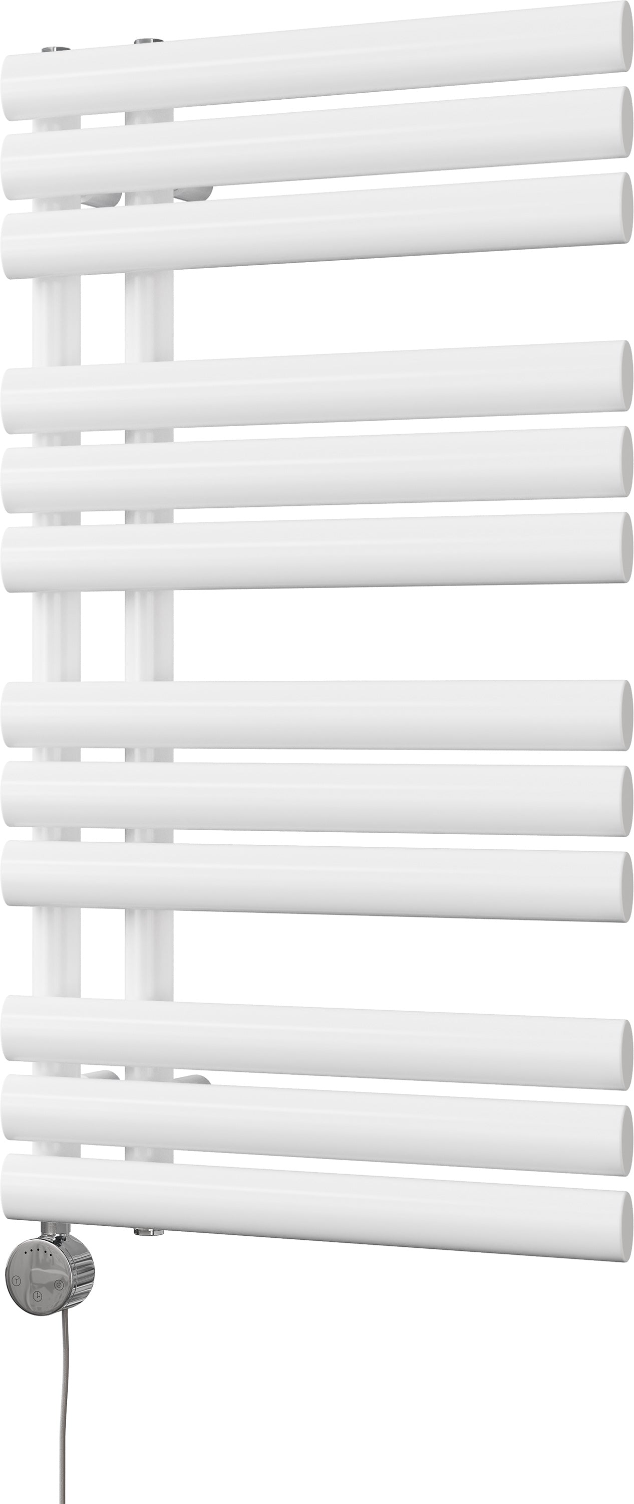 Percival - White Electric Towel Rail H884mm x W500mm 300w Thermostatic