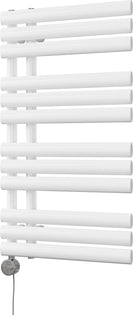 Percival - White Electric Towel Rail H884mm x W500mm 300w Thermostatic