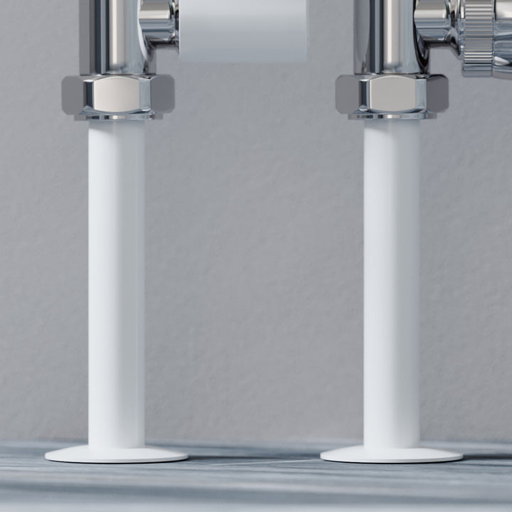 Talus - White Gloss PVC Snap On Pipe Covers 200mm