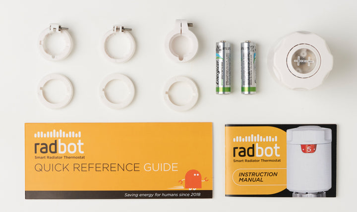 RadBot - Smart Radiator Valve White 15mm