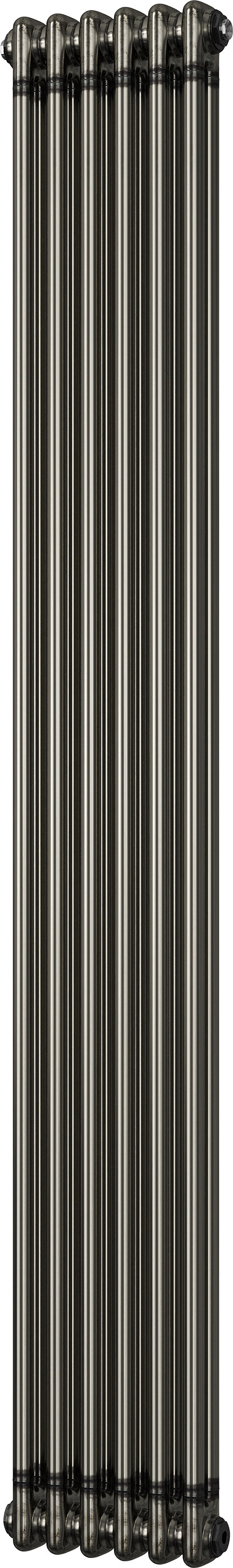 Alpha - Raw Metal Vertical Column Radiator H1800mm x W284mm 2 Column