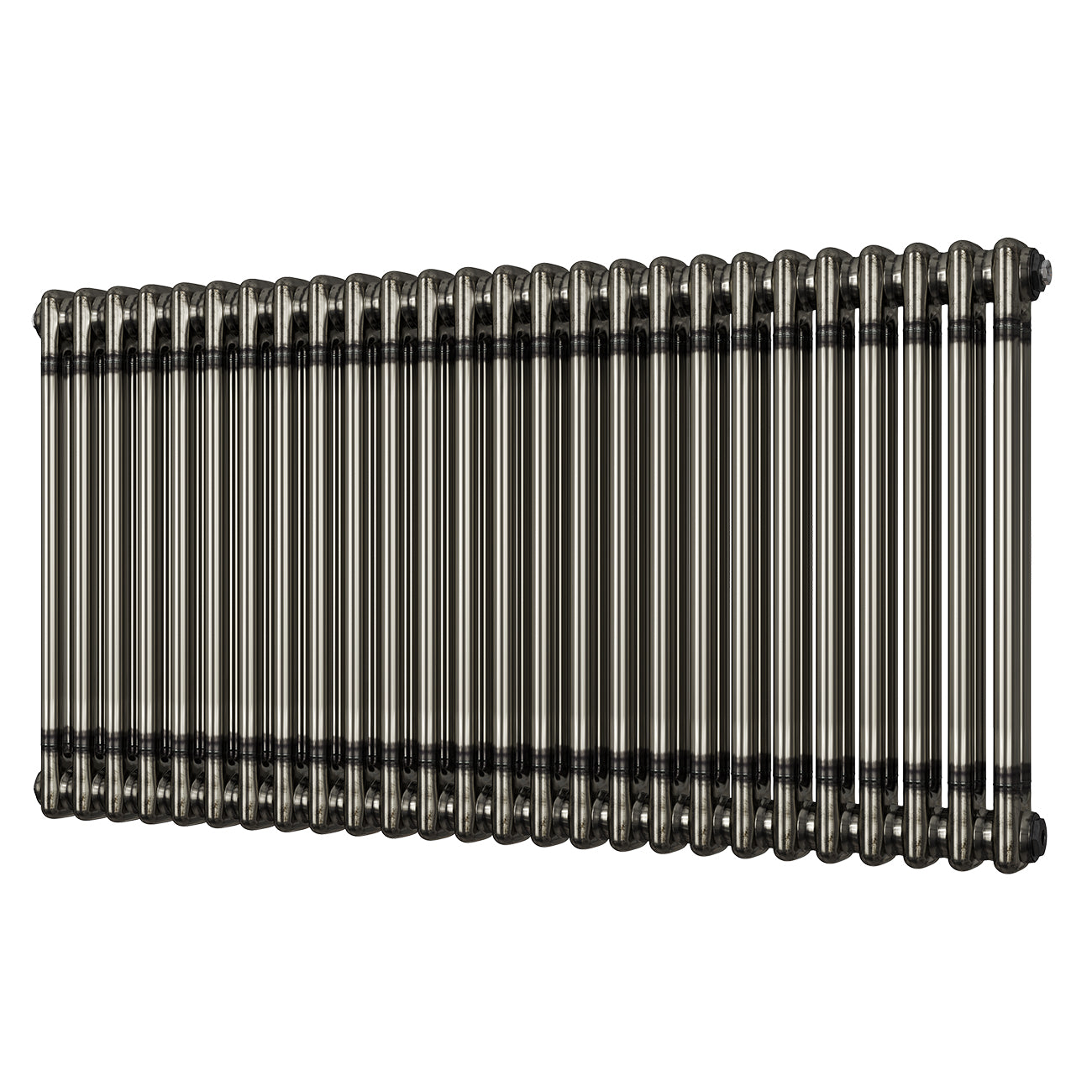 Alpha - Raw Metal Column Radiator H600mm x W1164mm 2 Column - Feet Included