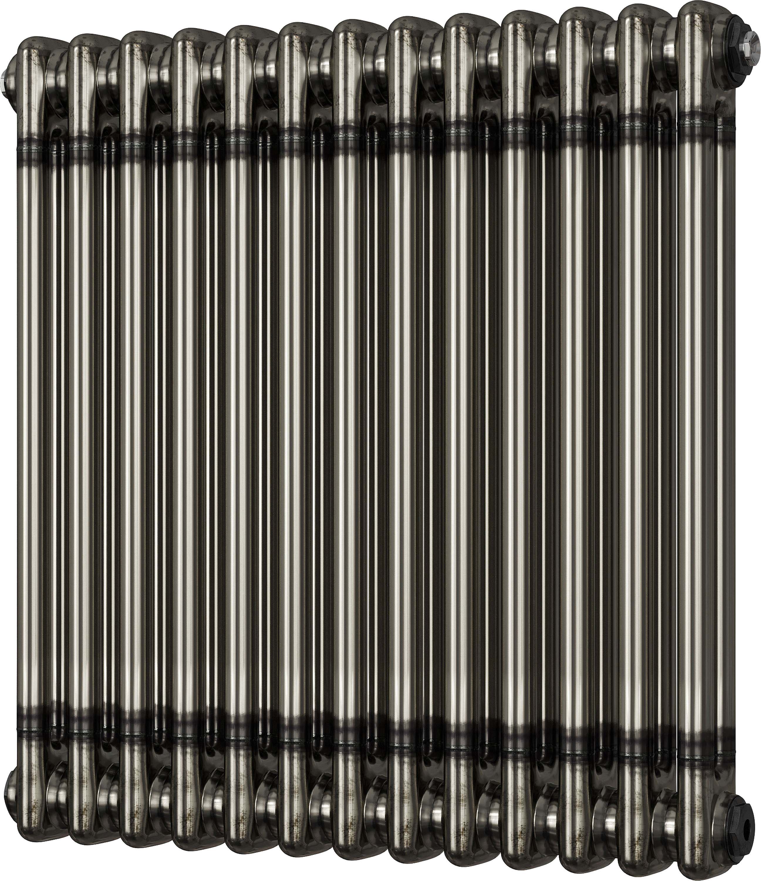 Alpha - Raw Metal Column Radiator H600mm x W592mm 2 Column