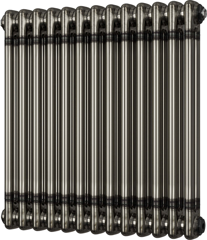 Alpha - Raw Metal Column Radiator H600mm x W592mm 2 Column