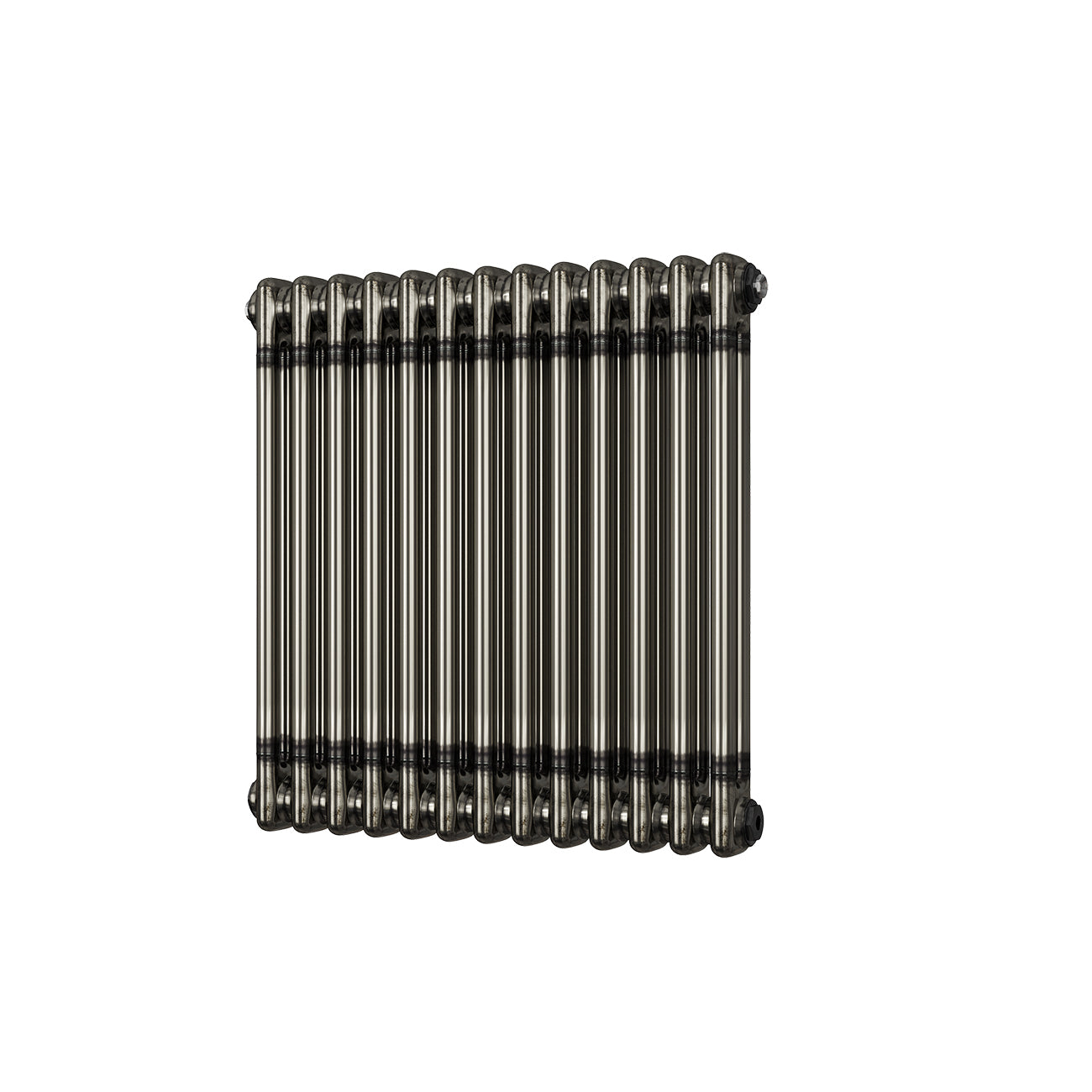 Alpha - Raw Metal Column Radiator H600mm x W592mm 2 Column - Feet Included