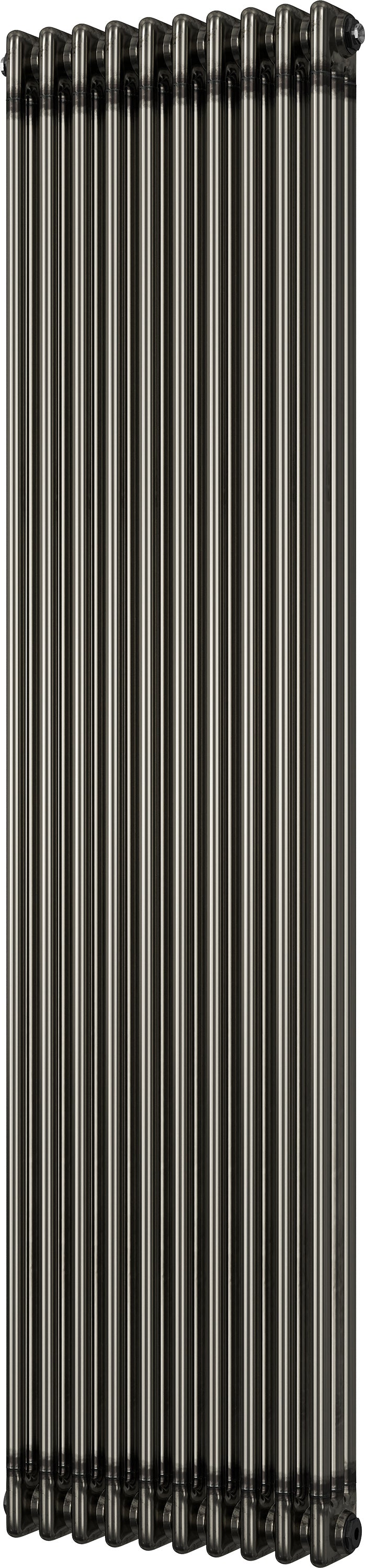 Alpha - Raw Metal Vertical Column Radiator H1800mm x W465mm 3 Column