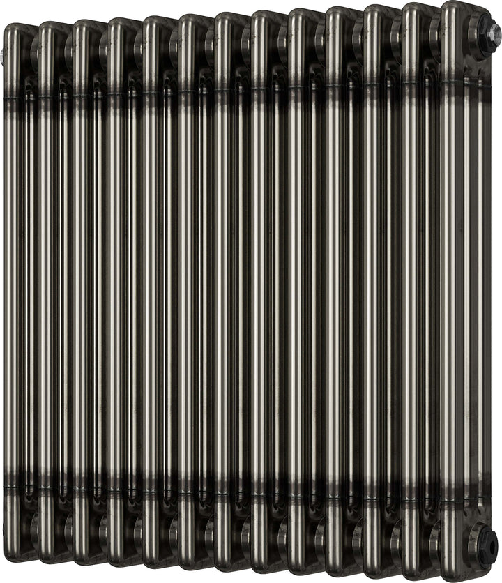 Alpha - Raw Metal Column Radiator H600mm x W599mm 3 Column