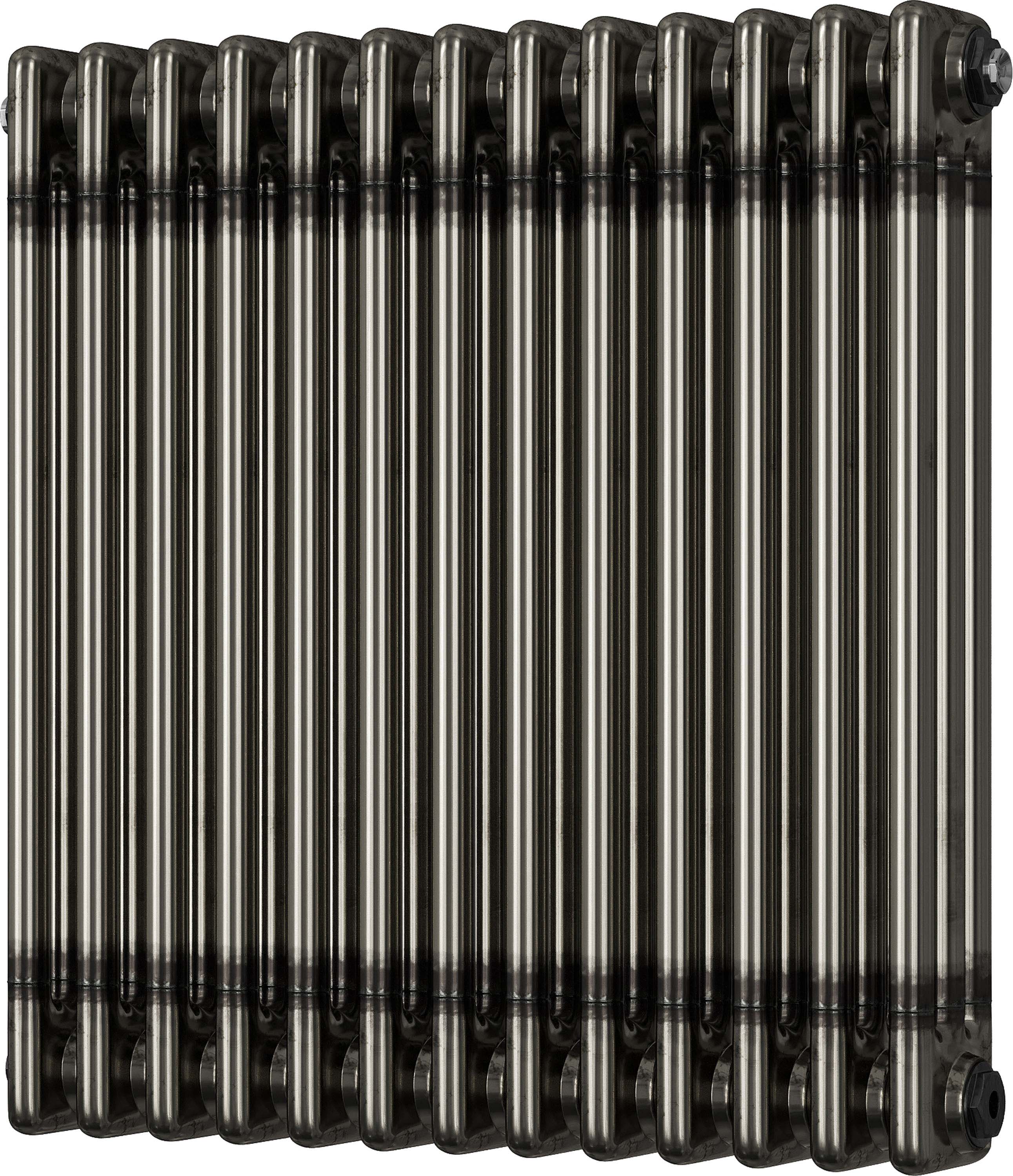 Alpha - Raw Metal Column Radiator H600mm x W599mm 3 Column