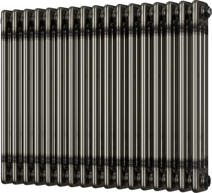 Alpha - Raw Metal Column Radiator H600mm x W777mm 3 Column