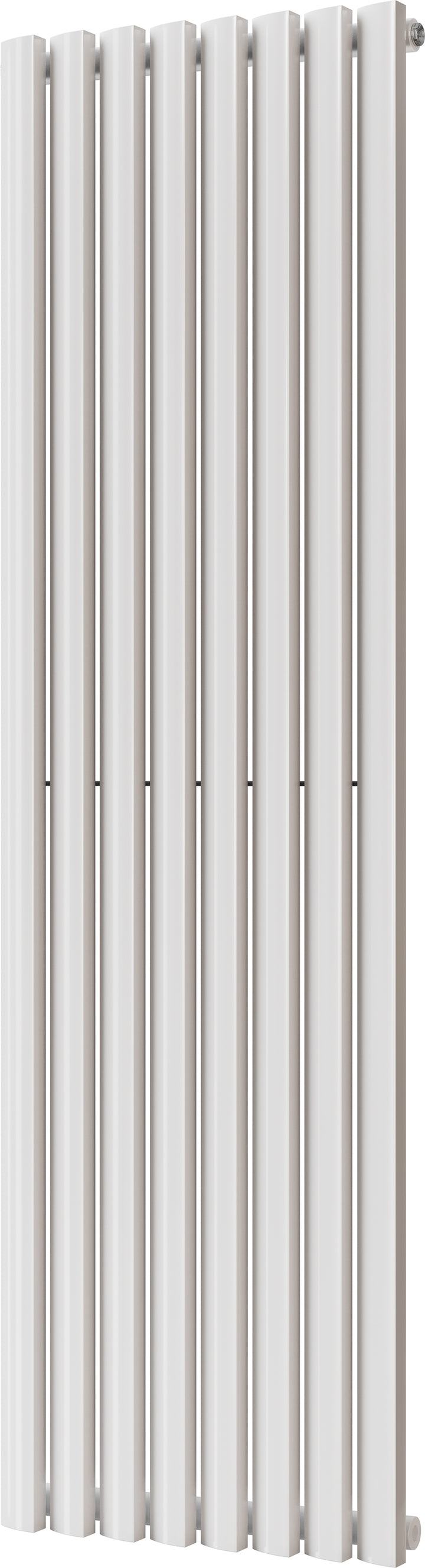 Scalloway - White Vertical Radiator H1600mm x W475mm Single Panel