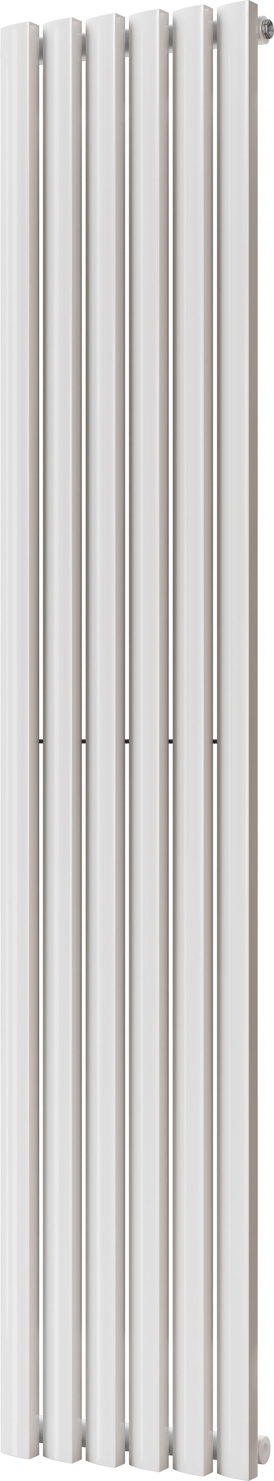 Scalloway - White Vertical Radiator H1800mm x W355mm Single Panel