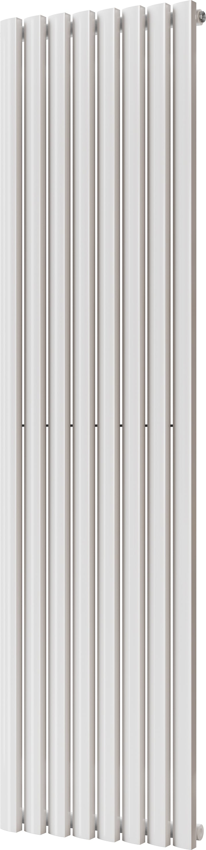 Scalloway - White Vertical Radiator H1800mm x W475mm Single Panel