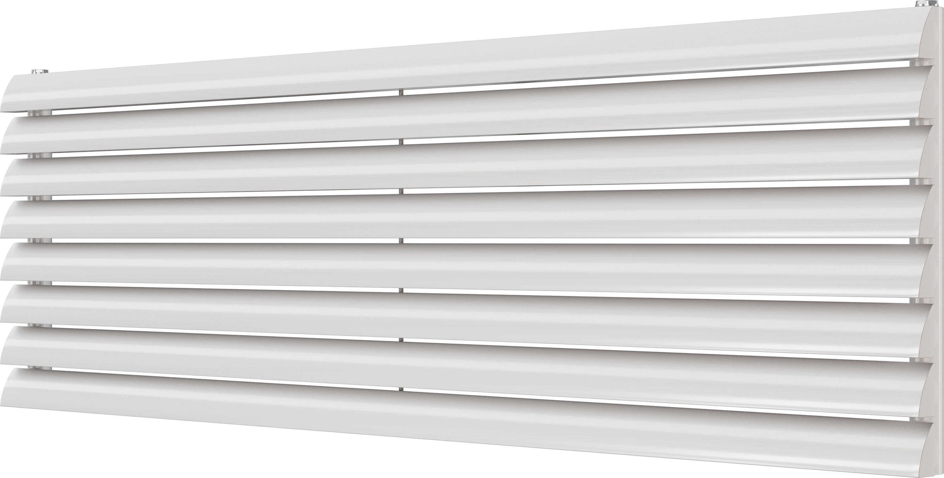 Scalloway - White Horizontal Radiator H475mm x W1600mm Single Panel