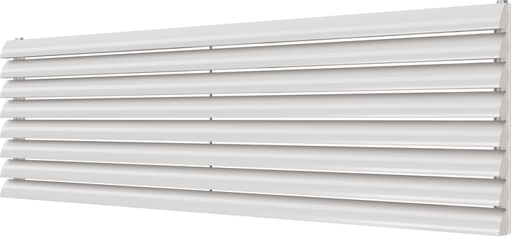 Scalloway - White Horizontal Radiator H475mm x W1800mm Single Panel