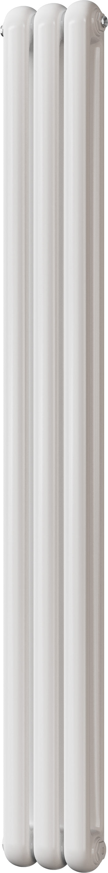 Sherwood - White Vertical Round Top Column Radiator H1800mm x W229mm 2 Column