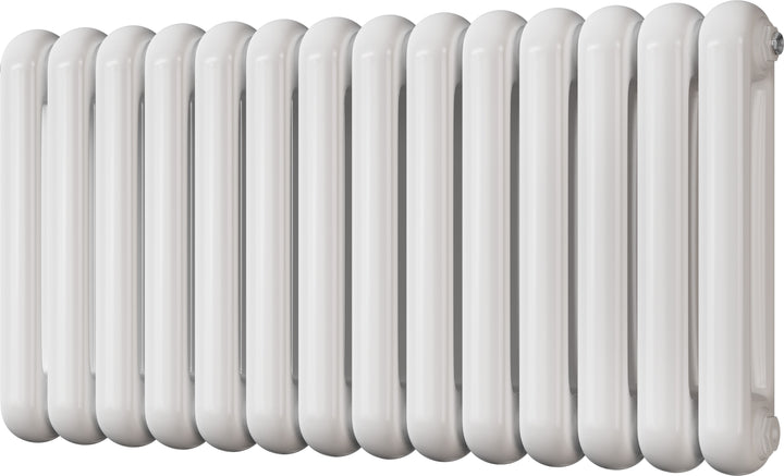 Sherwood - White Round Top Column Radiator H500mm x W993mm 2 Column