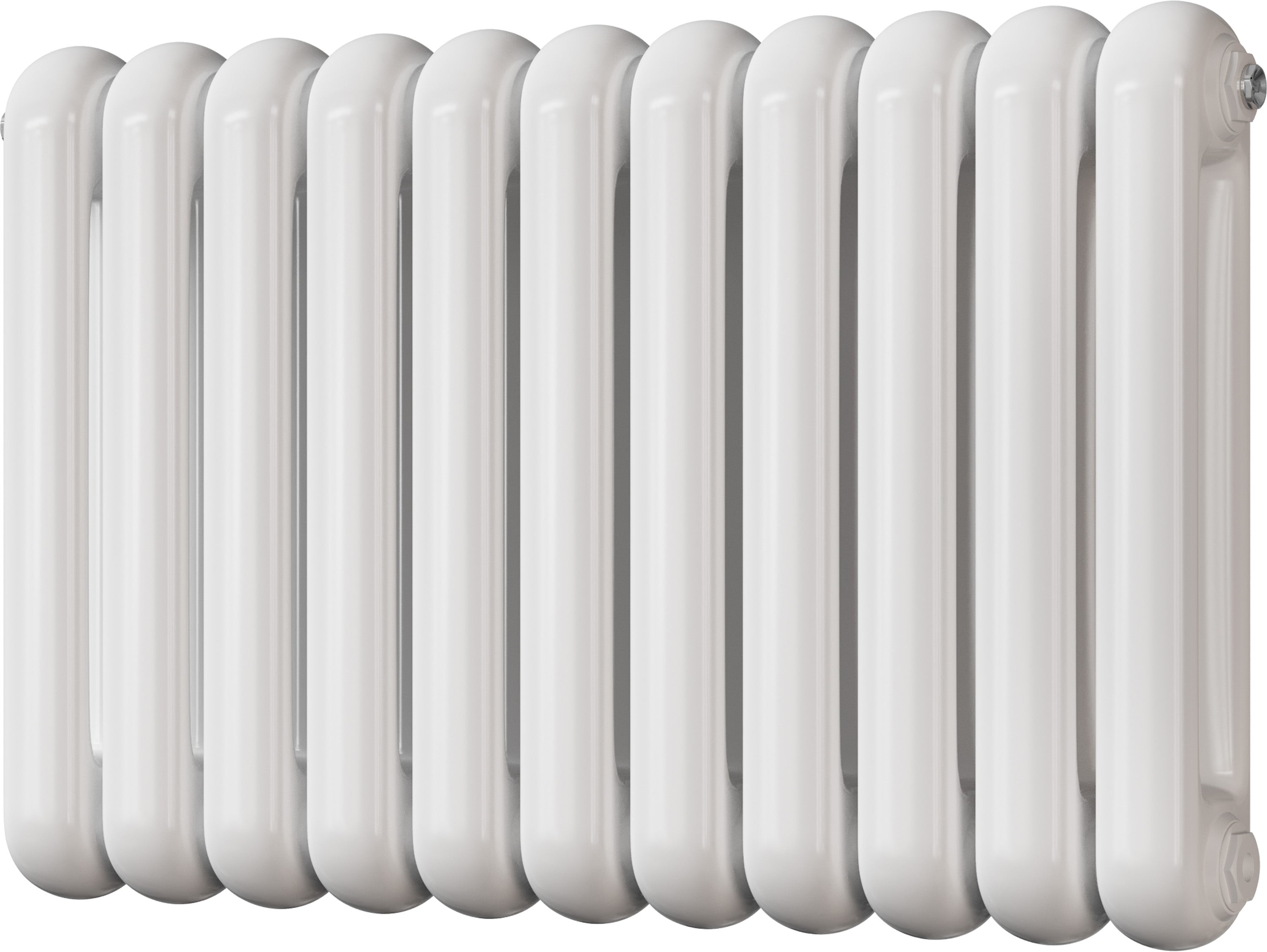 Sherwood - White Round Top Column Radiator H500mm x W785mm 2 Column