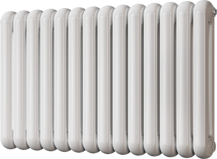 Sherwood - White Round Top Column Radiator H600mm x W993mm 2 Column