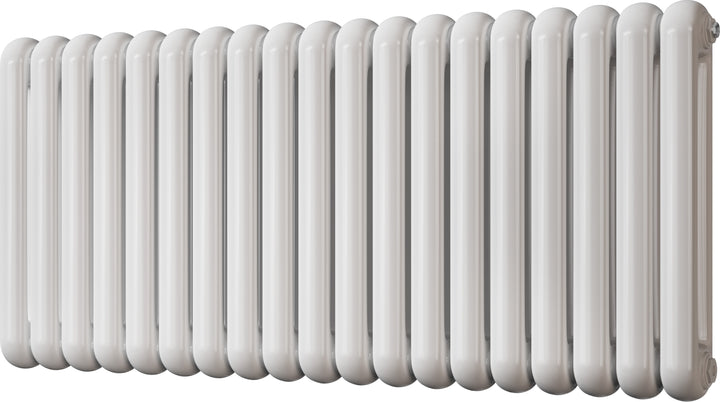 Sherwood - White Round Top Column Radiator H600mm x W1340mm 2 Column