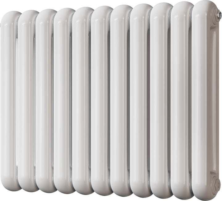 Sherwood - White Round Top Column Radiator H600mm x W785mm 2 Column