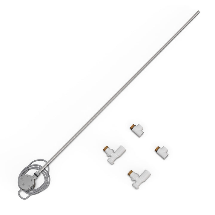 Talus - Dual Fuel Towel Rail Kit 1000w Touch Thermostatic White