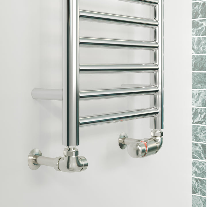 Talus - Silver Nickel Brushed Pipe Covers 130mm