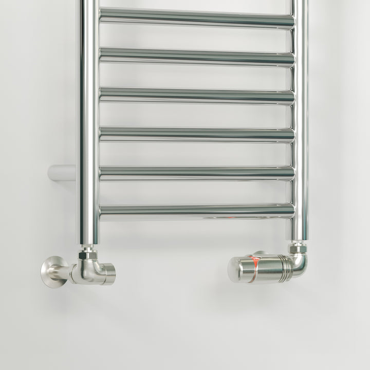 Talus - Silver Nickel Brushed Pipe Covers 130mm