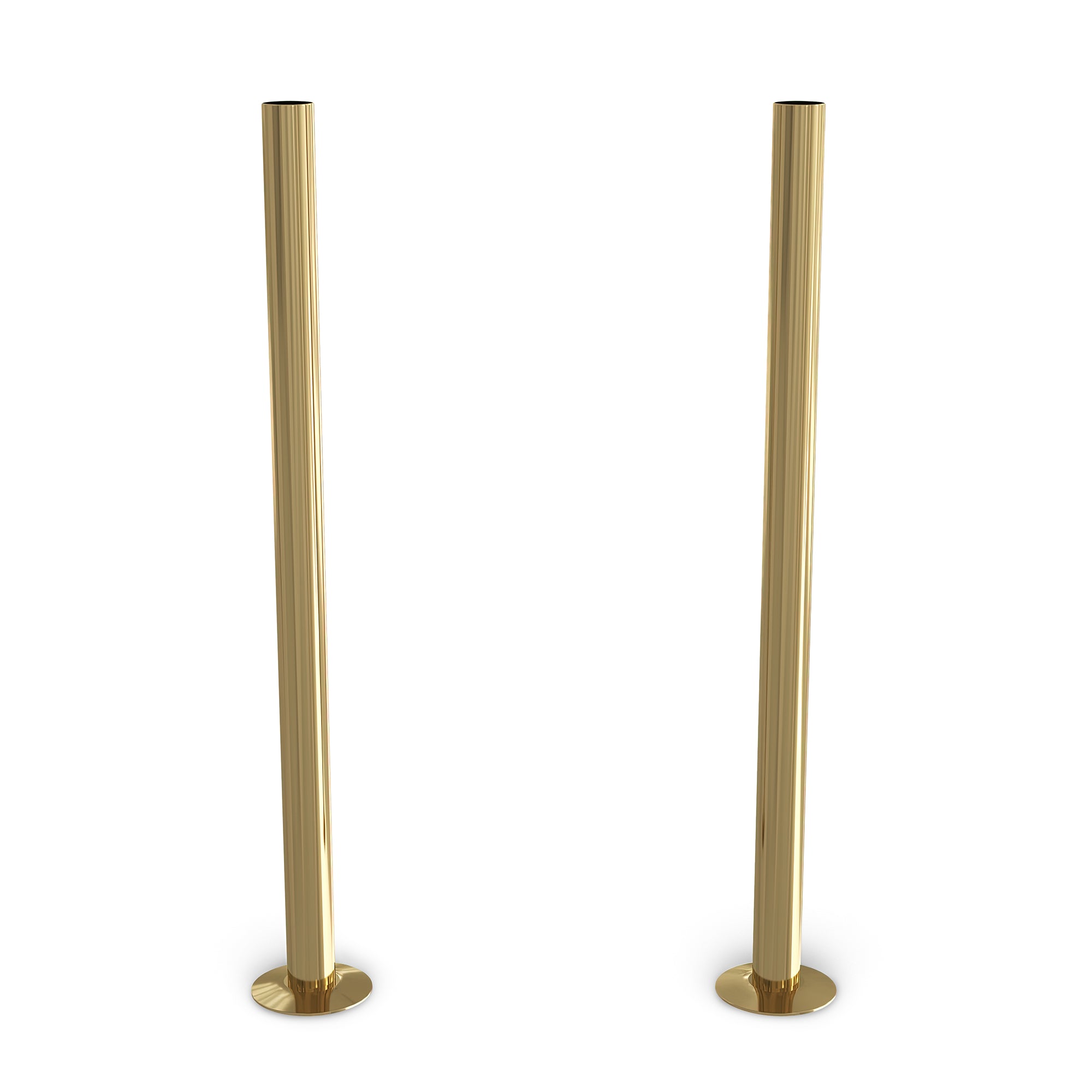 Talus - Polished Brass Polished Pipe Covers 300mm