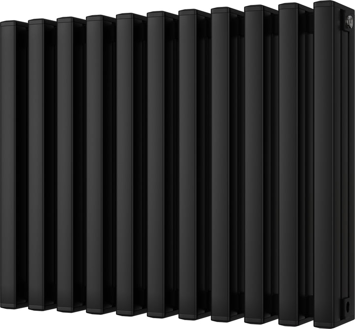 Temple - Black Square Tube Column Radiator H600mm x W730mm