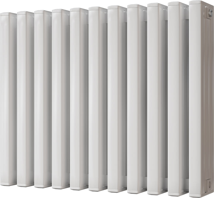 Temple - White Square Tube Column Radiator H600mm x W730mm