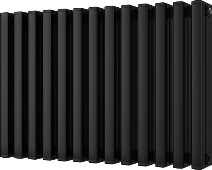 Temple - Black Square Tube Column Radiator H600mm x W886mm