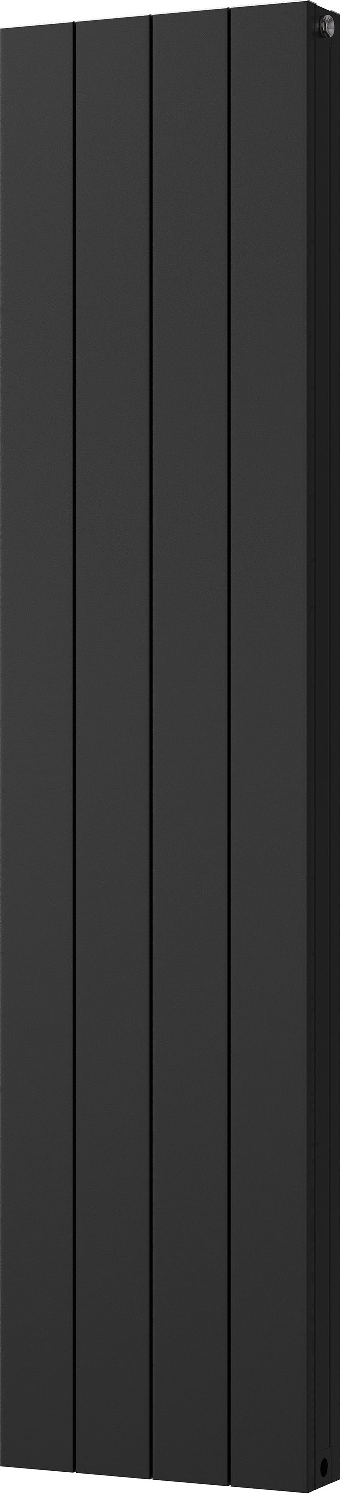 Thetford - Black Vertical Radiator H1600mm x W372mm Smooth