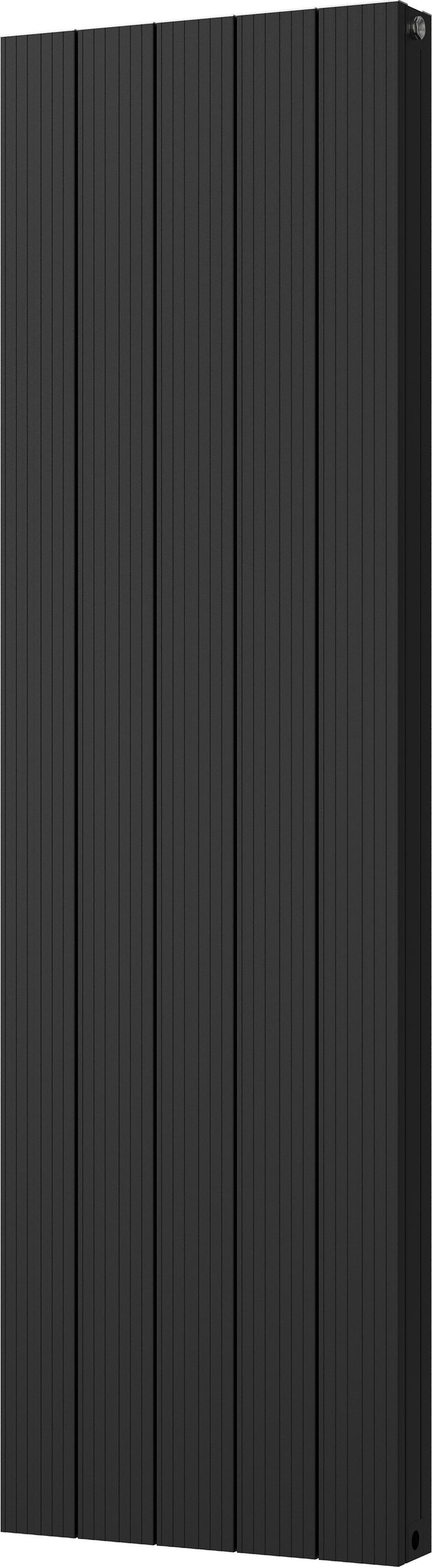 Thetford - Black Vertical Radiator H1600mm x W466mm Grooved