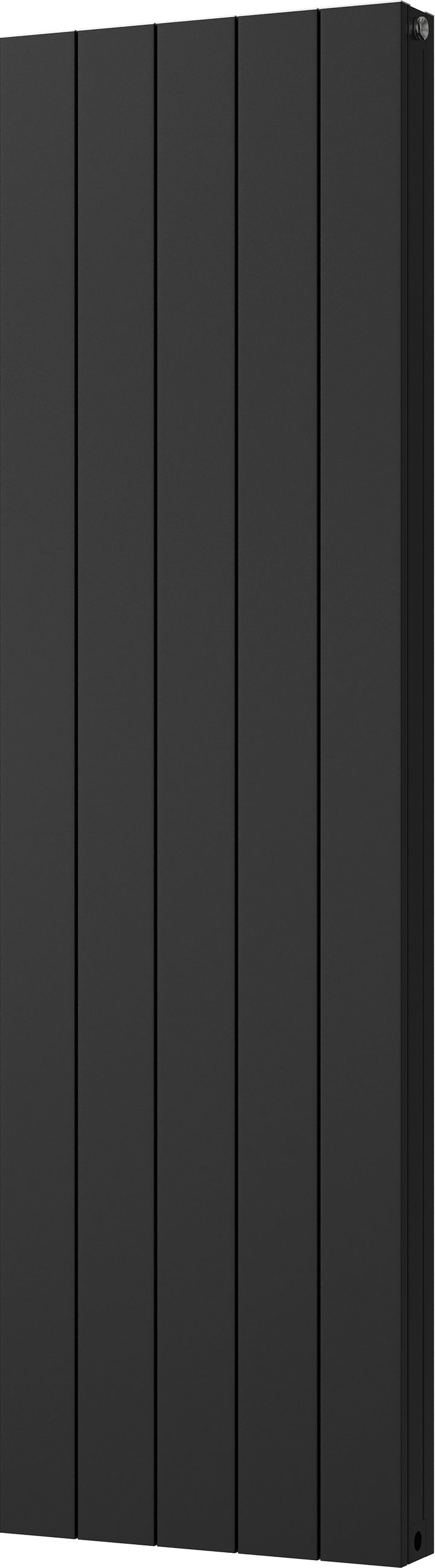 Thetford - Black Vertical Radiator H1600mm x W466mm Smooth