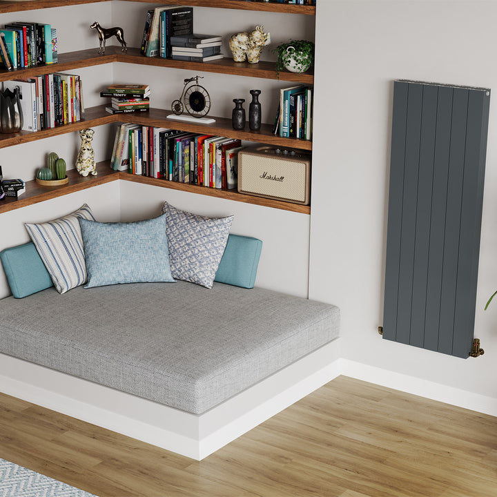 Thetford - Anthracite Vertical Radiator H1600mm x W560mm Smooth